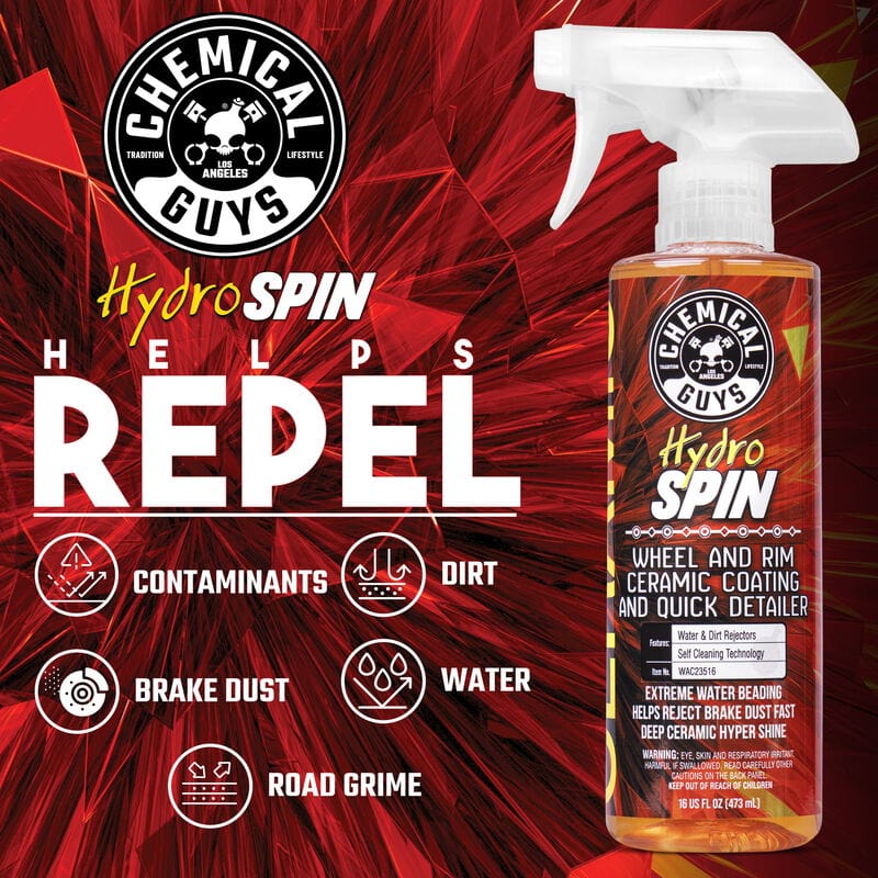 Chemical Guys HydroSpin Wheel & Rim Ceramic Coating and Quick Detailer (16 oz)