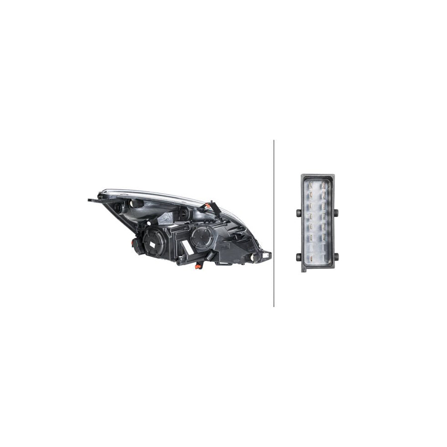 Hella 1ES 354 830-041 Headlight For Opel Meriva B (S10)