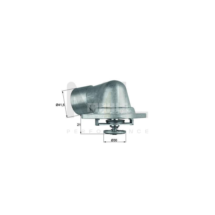 MAHLE ORIGINAL TI 122 87D Engine thermostat Opening Temperature: 87��C, with seal | ML Performance Car Parts