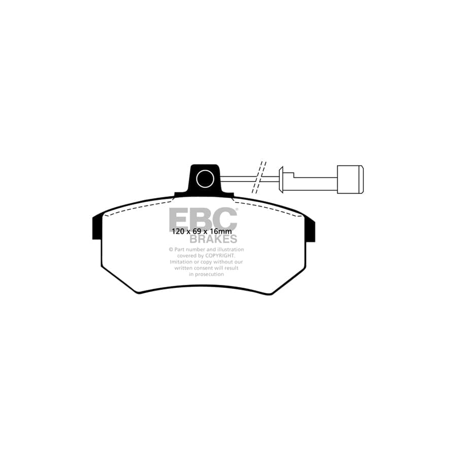 EBC PD40K122 Audi Ultimax Pad & Plain Disc Kit - Girling/TRW Caliper (Inc. 90 & Coupe) 2 | ML Performance UK Car Parts