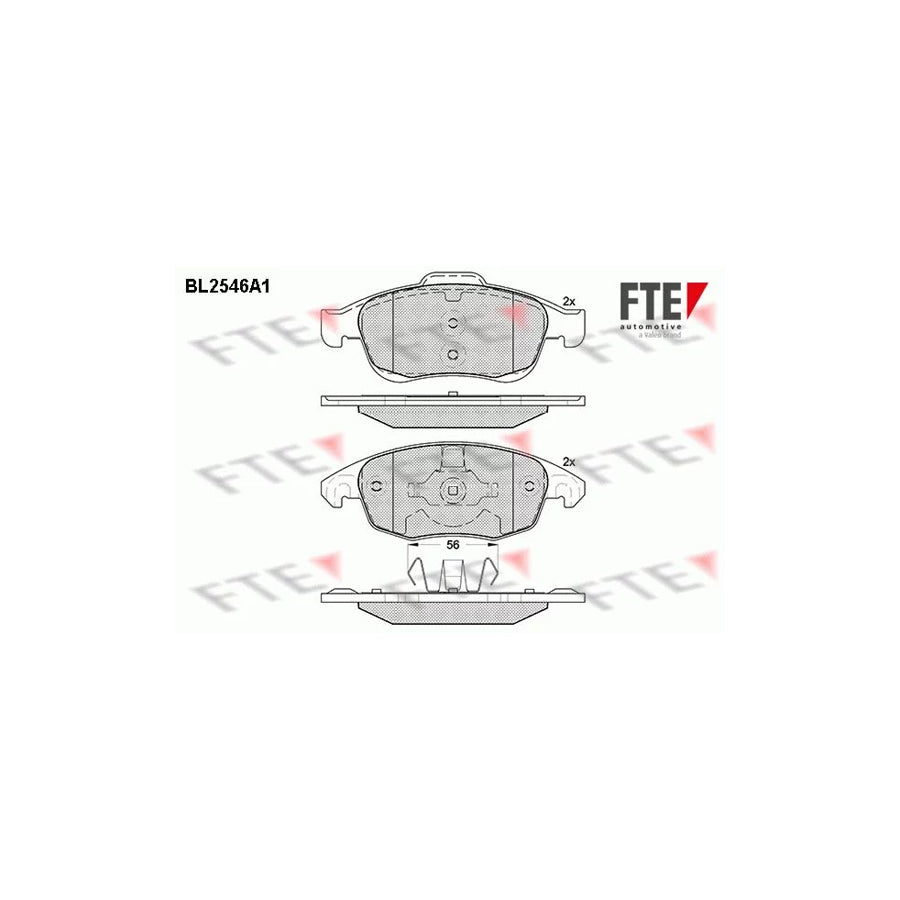 Fte 9010797 Brake Pad Set | ML Performance UK Car Parts