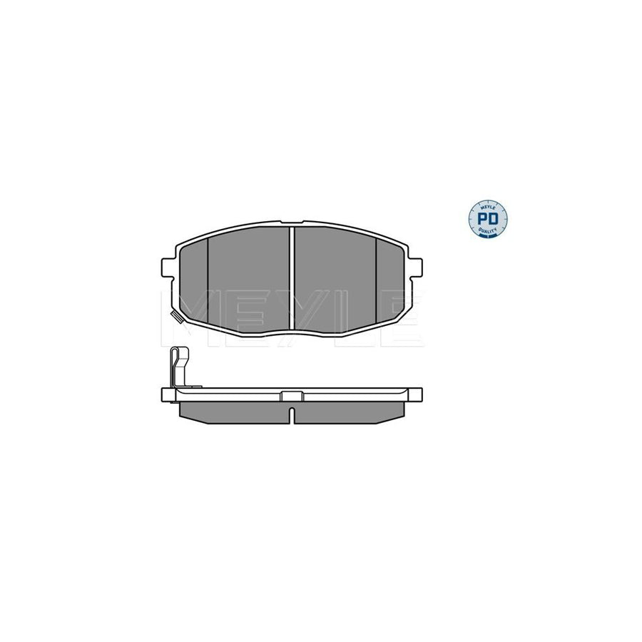 Meyle 025 239 6617/Pd Brake Pad Set