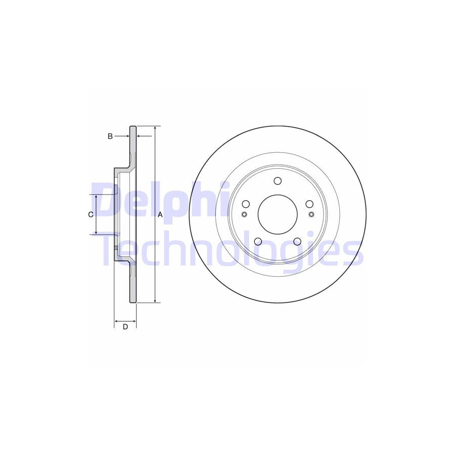 Delphi Bg4924C Brake Disc