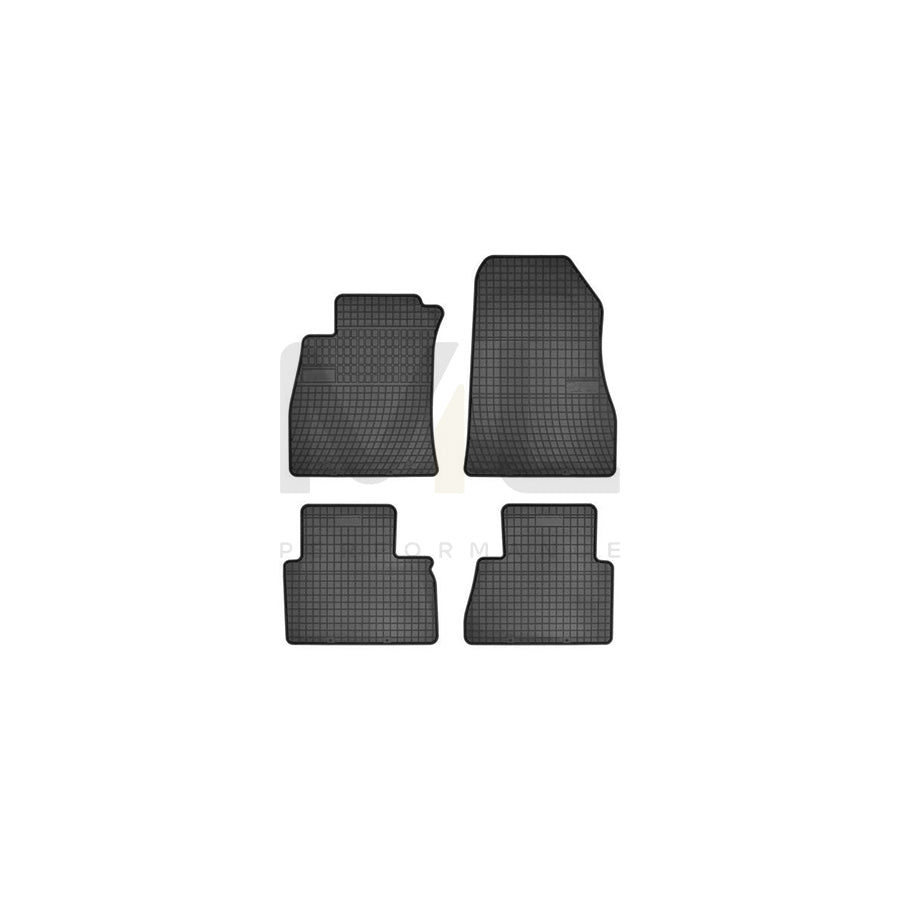 FROGUM Tailored 0452 Floor mat set for NISSAN Juke (F15) Elastomer, Front and Rear, Quantity: 4, Black | ML Performance Car Parts