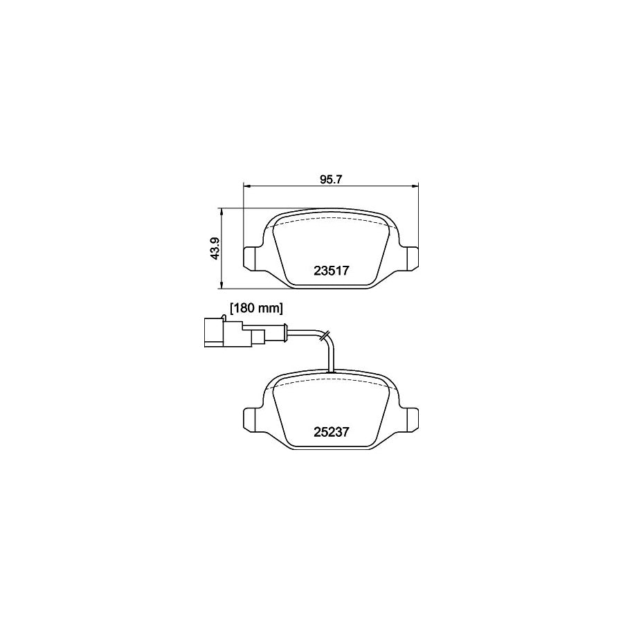 Hella 8MP 376 807-344 Water Pump For Toyota Hiace