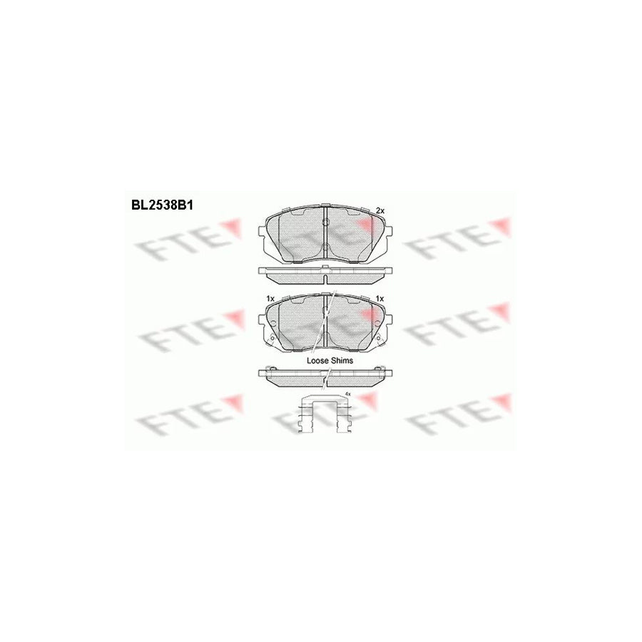 Fte 9010791 Brake Pad Set | ML Performance UK Car Parts