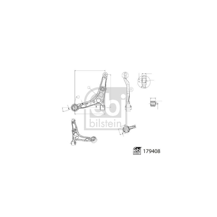 Febi Bilstein 179408 Suspension Arm