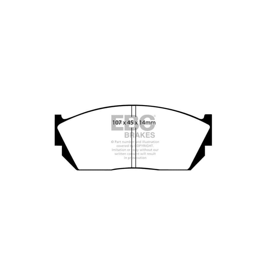 EBC PDKF854 Honda Civic Ultimax Front Brake Pad & Plain Disc Kit 2 | ML Performance UK Car Parts