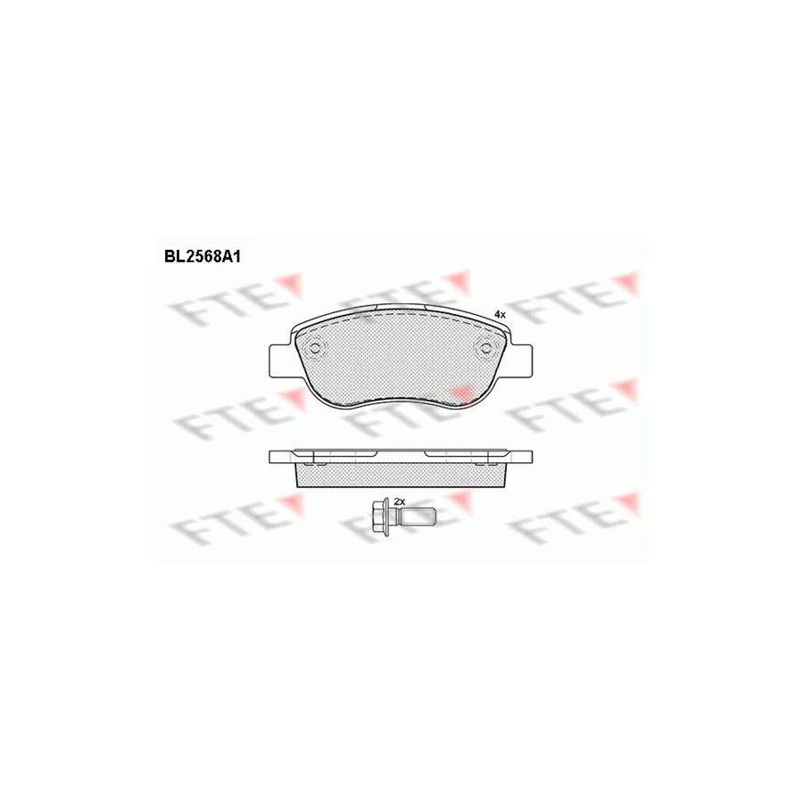 Fte 9010820 Brake Pad Set | ML Performance UK Car Parts