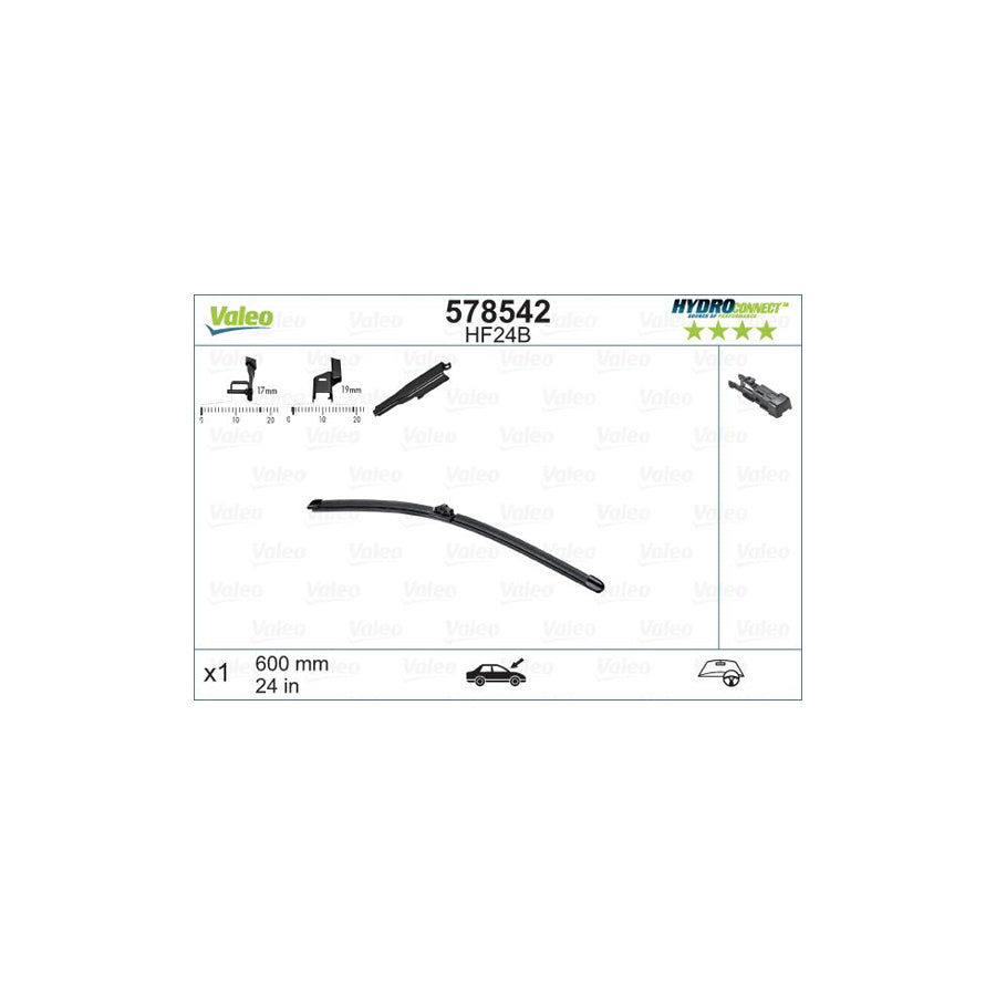 Valeo 578542 Wiper Blade | ML Performance UK Car Parts