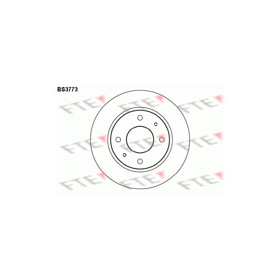 Fte BS3773 Brake Disc For Hyundai Sonata | ML Performance UK Car Parts