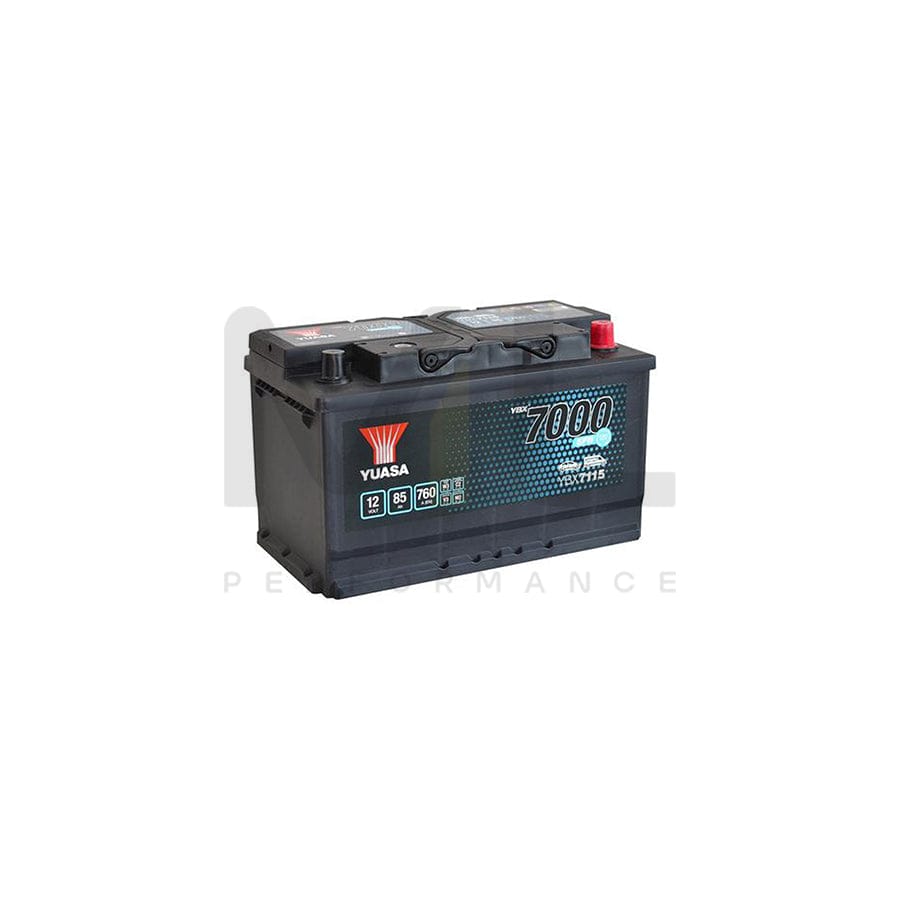 Yuasa YBX7115 12v 85Ah EFB Start Stop Plus Battery | ML Performance UK Car Parts