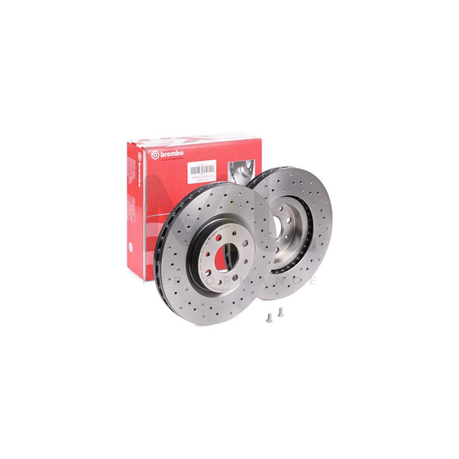 BREMBO 09.5180.3X Brake Disc Perforated / Vented, Coated, High-carbon, with bolts/screws | ML Performance Car Parts