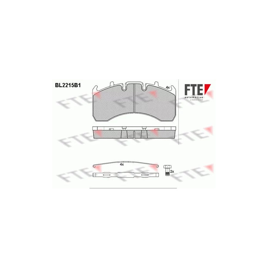 Fte BL2215B1 Brake Pad Set | ML Performance UK Car Parts