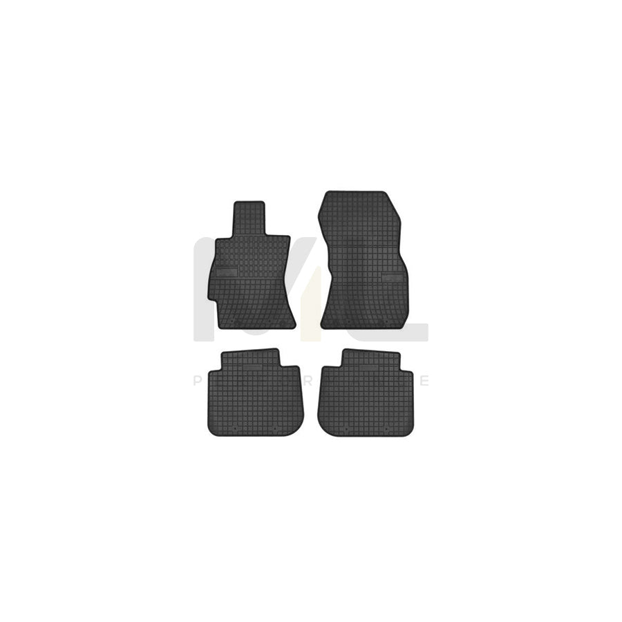 FROGUM Tailored 0892 Floor mat set Elastomer, Front and Rear, Quantity: 4, Black | ML Performance Car Parts