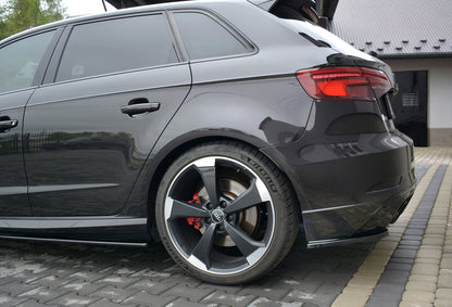 Maxton Design Audi RS3 8V FL Sportback Rear Side Splitters