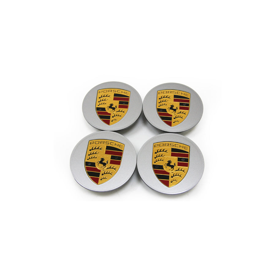 Genuine Porsche Wheel Caps With Coloured Crest For Porsche (Set Of 4) | ML Performance UK Car Parts