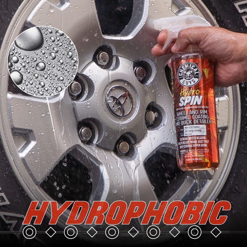 Chemical Guys HydroSpin Wheel & Rim Ceramic Coating and Quick Detailer (16 oz) | ML Performance UK Car Parts