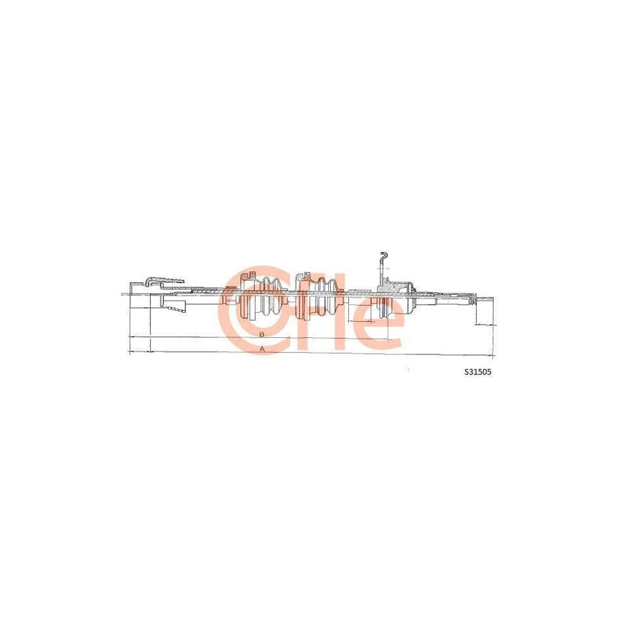 Cofle S31505 Speedometer Cable For VW Golf I Hatchback (17)