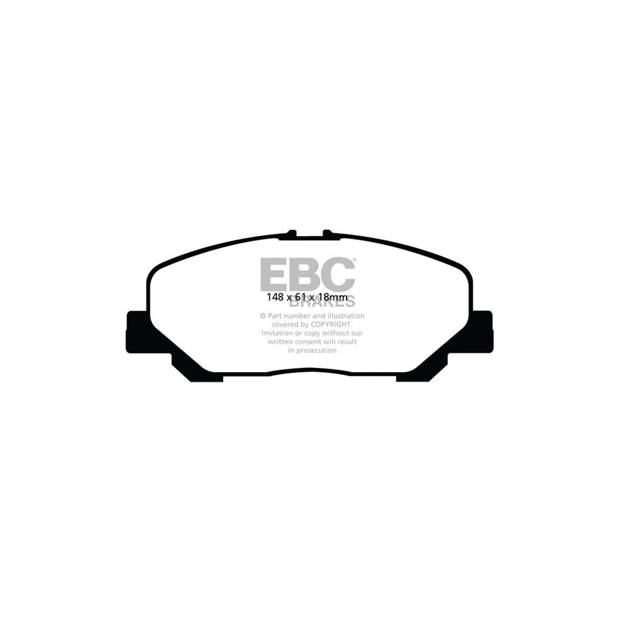 EBC DPX2048 Toyota Ultimax Front Brake Pads 2 | ML Performance UK Car Parts