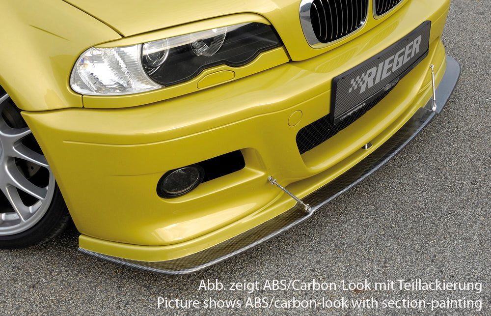 Rieger 00099517 BMW E46 Front Splitter 1 |ML Performance UK Car Parts