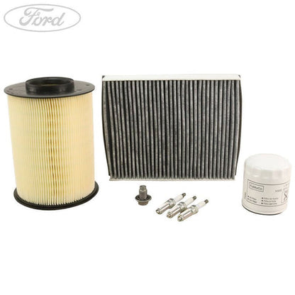 GENUINE FORD 2342420 FOCUS SERVICE KIT OIL AIR CABIN FILTER SPARK PLUGS | ML Performance UK