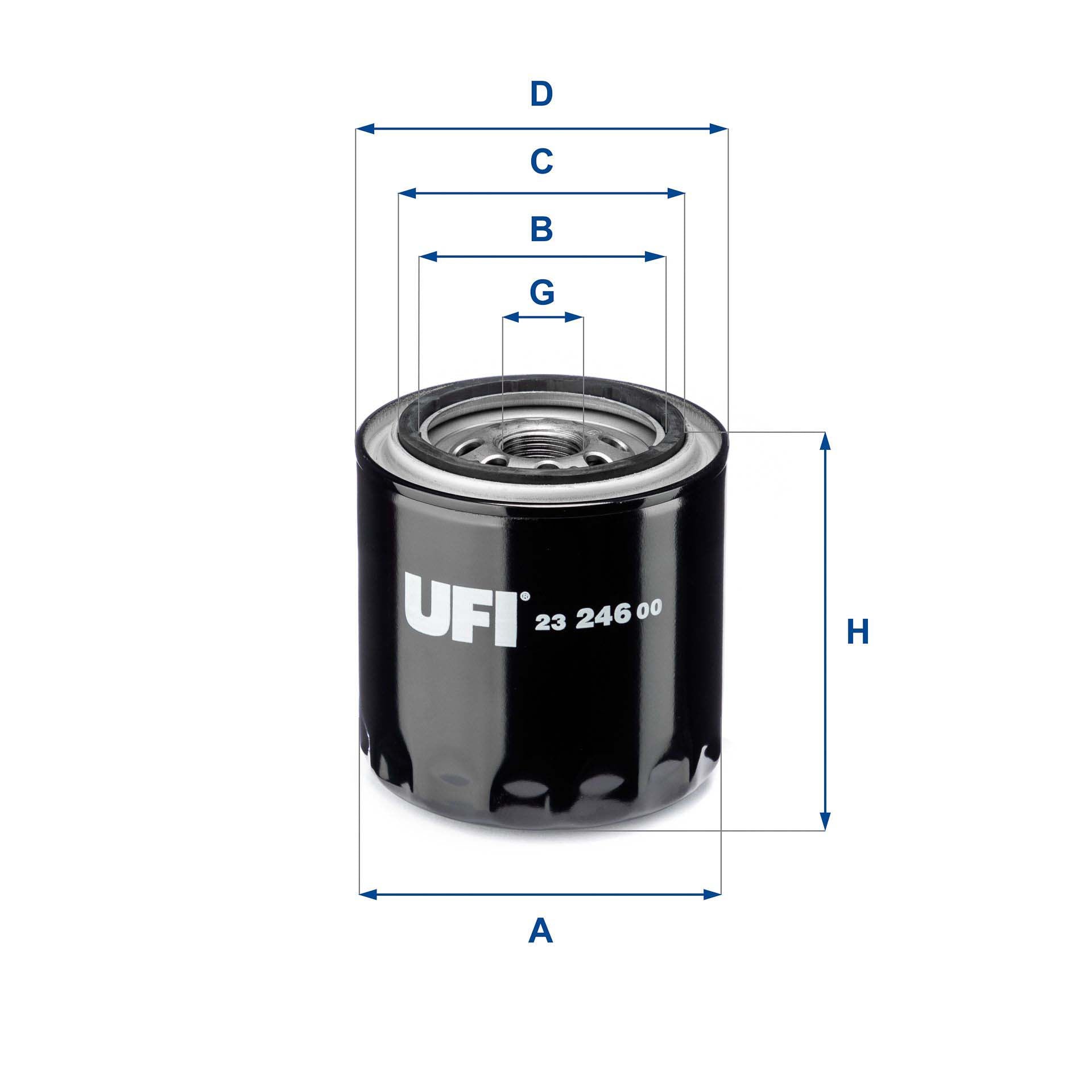 UFI 23.246.00 Oil Filter