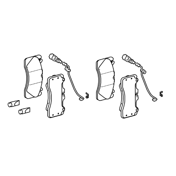 Genuine Lexus 04465-0W191 GS-F Front Brake Pads