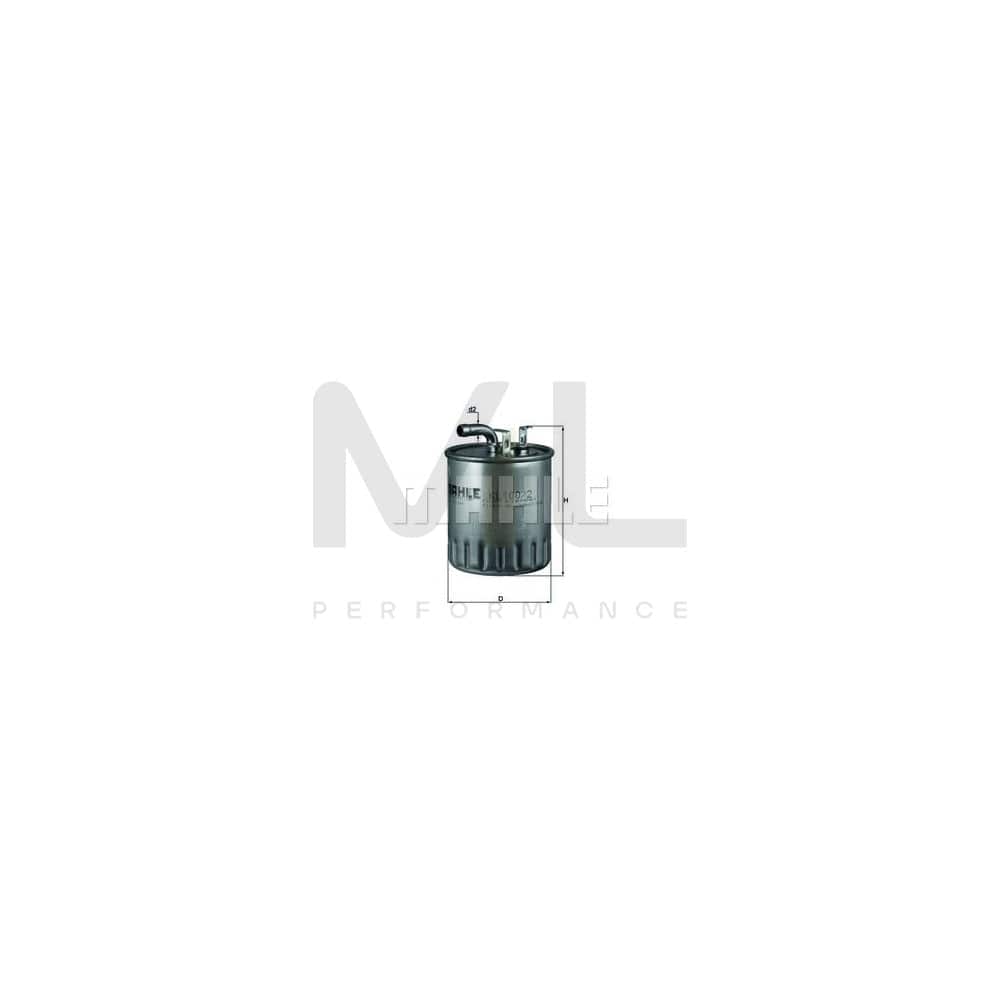 MAHLE ORIGINAL KL 100/2 Fuel filter In-Line Filter | ML Performance Car Parts