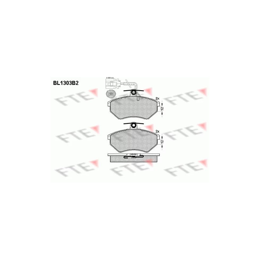 Fte BL1303B2 Brake Pad Set | ML Performance UK Car Parts