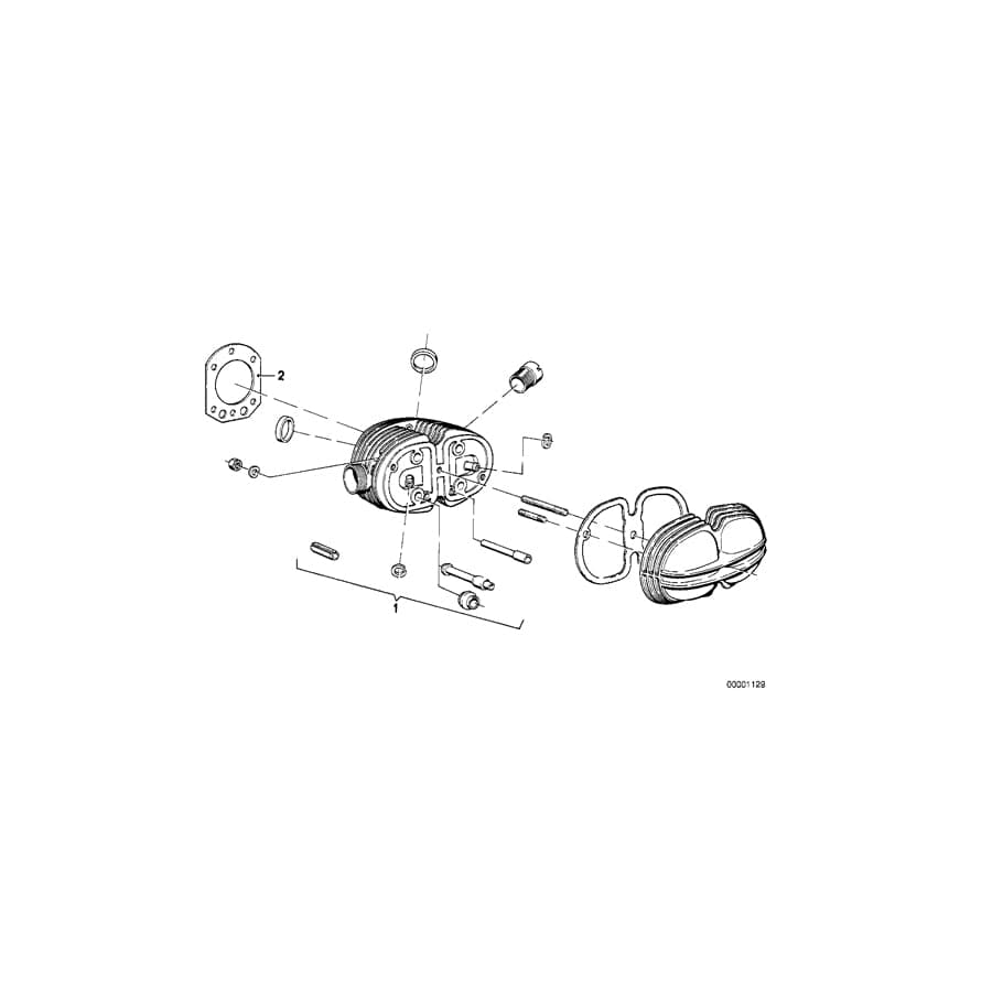 Genuine BMW 11121258264 Support For Rocker Arm Shaft (Inc. R90S, R45/N & R65LS) | ML Performance UK Car Parts