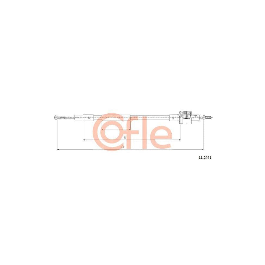 Cofle 11.222 Clutch Cable For Citroën Bx