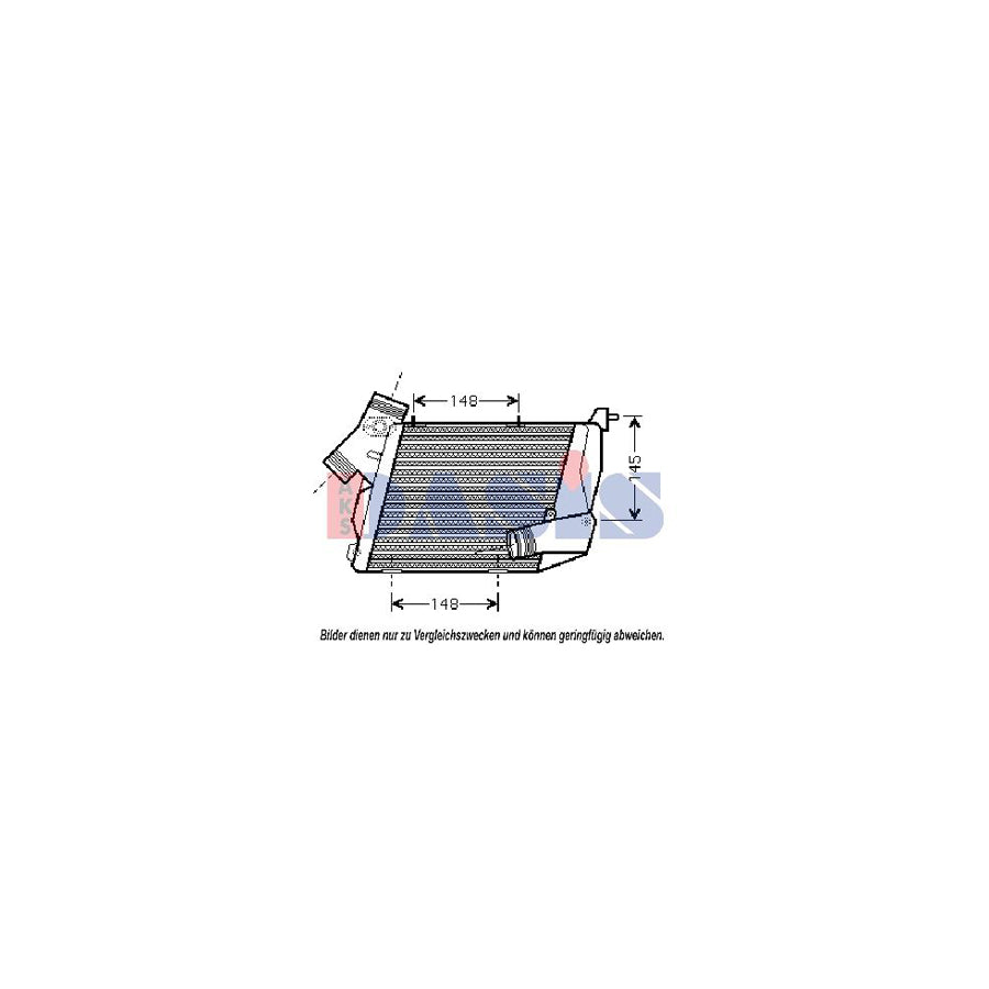 AKS Dasis 487012N Intercooler For Audi A8 D3 (4E2, 4E8) | ML Performance UK