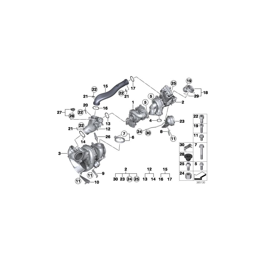 Genuine BMW 11658506398 E71 F15 E70 Turbo Airflow Control Valve (Inc. X5 M50dX, X6 M50dX & 750LdX) | ML Performance UK Car Parts