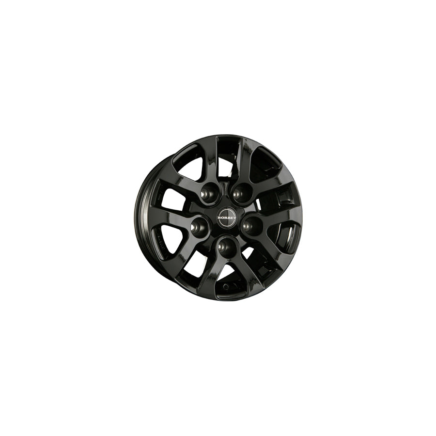 Borbet LD 8x16 ET5 LD 8065165,15113BG Glossy Black Wheel | ML Performance UK Car Parts