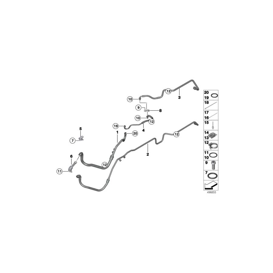 Genuine BMW 11008275085 O-Ring 11,5X2,5 VI563 (Inc. M6 GT3) | ML Performance UK Car Parts