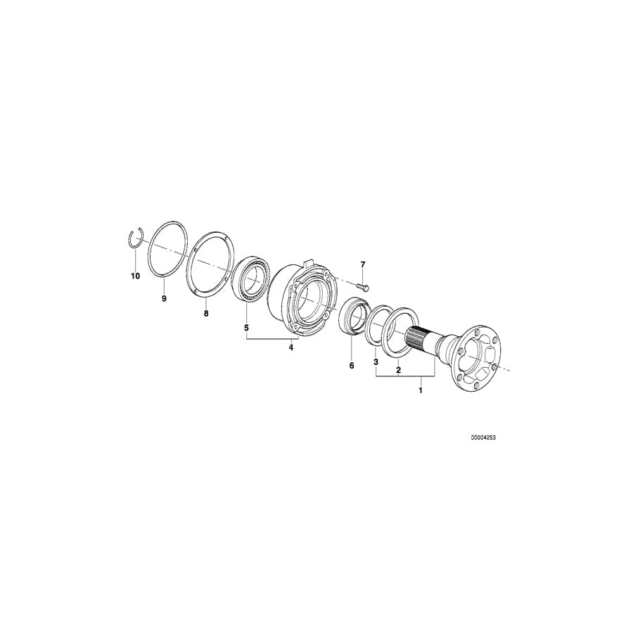 Genuine BMW 33132270139 Classic Output Flange LI/LH (Inc. E36 318iS Class 2 & E36 320i STC '95) | ML Performance UK Car Parts