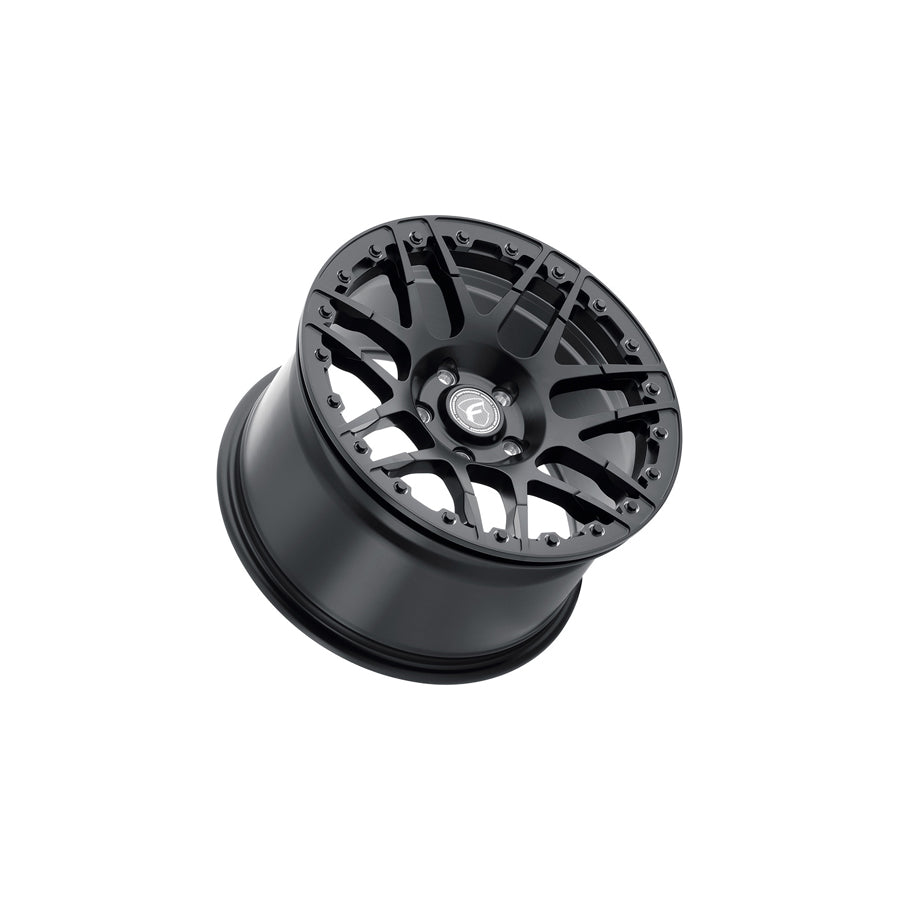 Forgestar F282B0022725 15x10 F14 Beadlock Standard 5x120 ET45 BS7.25 Satin Black Drag Racing Wheel