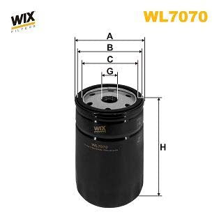 WIX Filters WL7070 Oil Filter