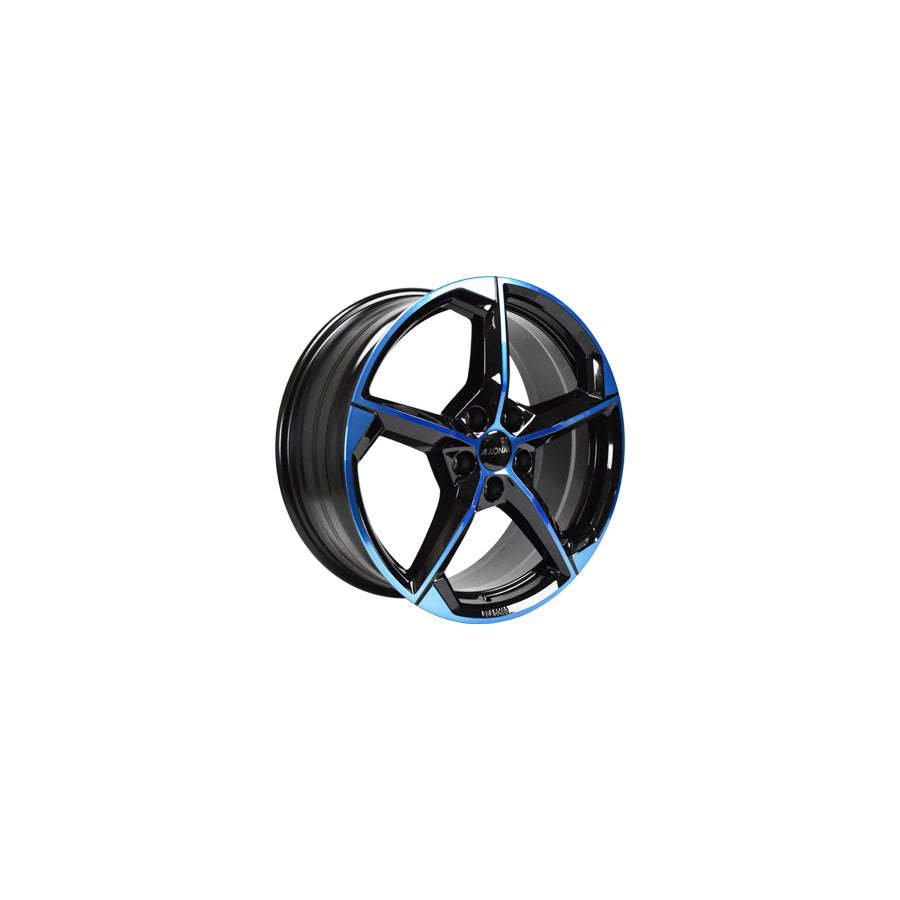 Ronal R66 8x19 ET35 66R9805.173/9712 Jetblack-Blue Tinted Wheel | ML Performance UK Car Parts