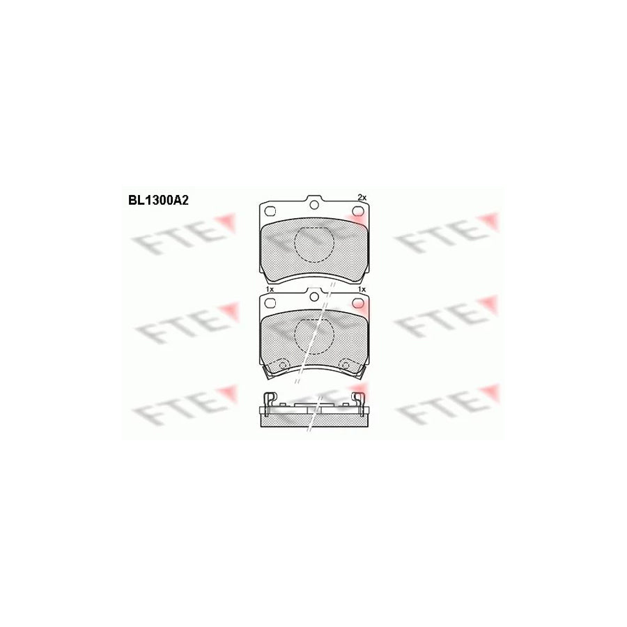 Fte BL1300A2 Brake Pad Set | ML Performance UK Car Parts