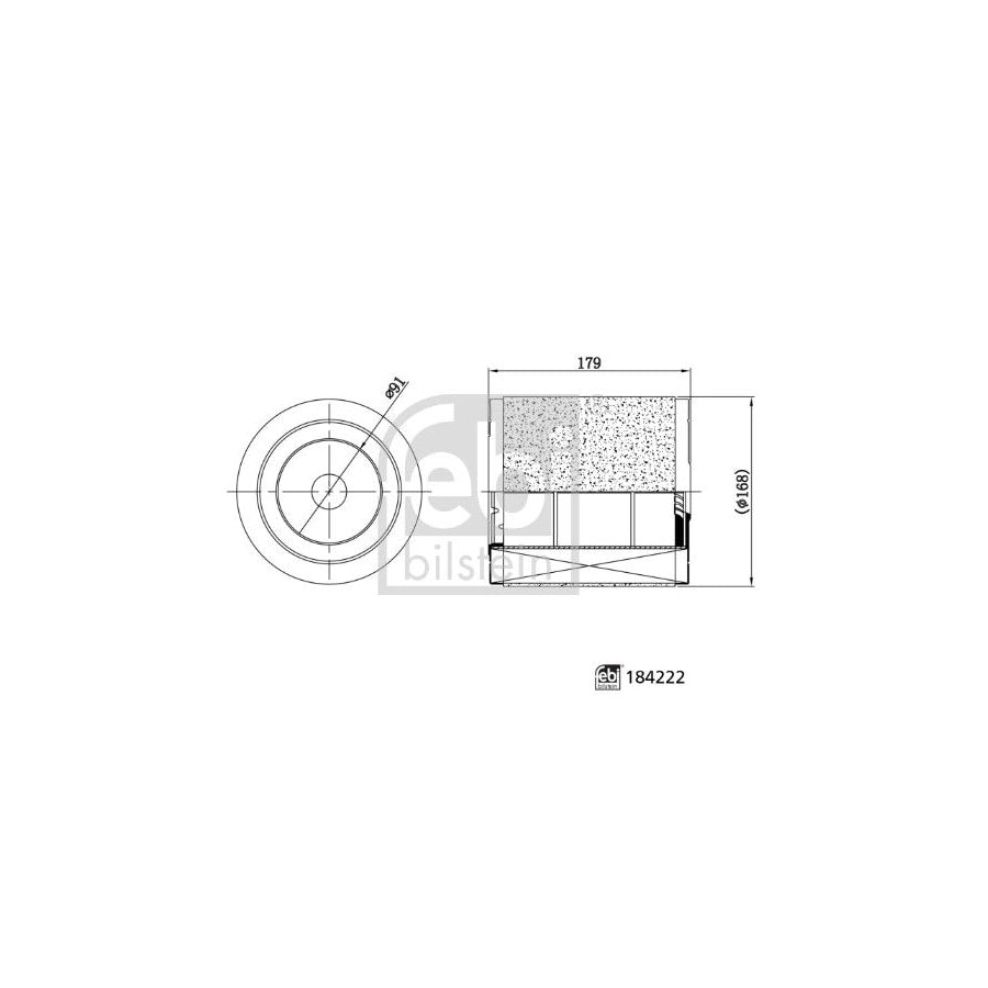 Febi Bilstein 184222 Air Filter