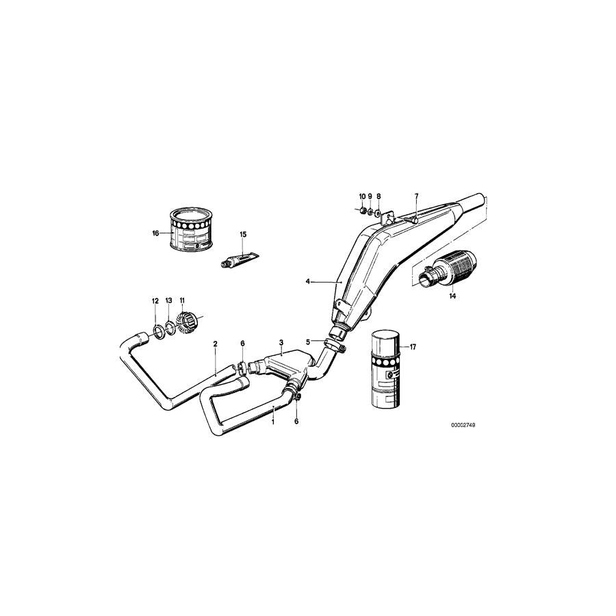 Genuine BMW 18211457109 Clamp Ring (Inc. R 80 G/S & R 65 RT) | ML Performance UK