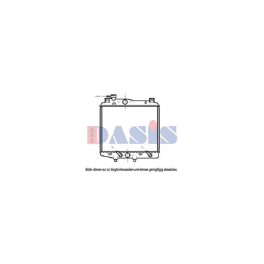 AKS Dasis 360015N Engine Radiator For Daihatsu Charade | ML Performance UK