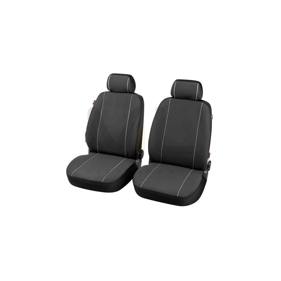 WALSER Modulo 13556 Car seat cover Black, Polyester, Front | ML Performance Car Parts