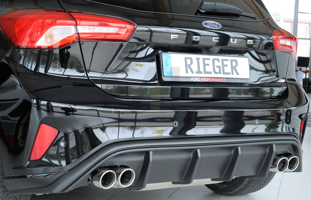 Rieger 00034205 Ford DEH Focus 4 Rear Diffuser (Inc. Focus 4 ST) 7 | ML Performance UK Car Parts