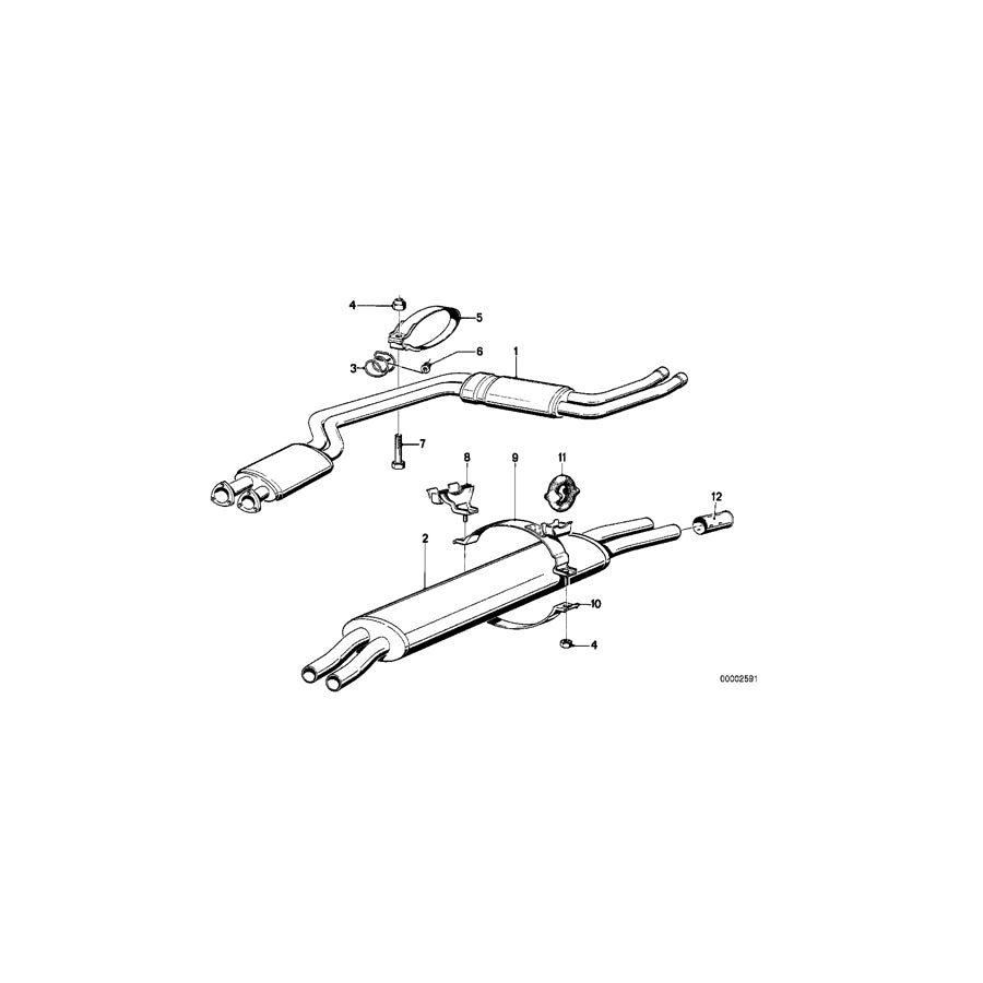 Genuine BMW 18211246313 E23 Clamp (Inc. 728i, 733i & 728) | ML Performance UK