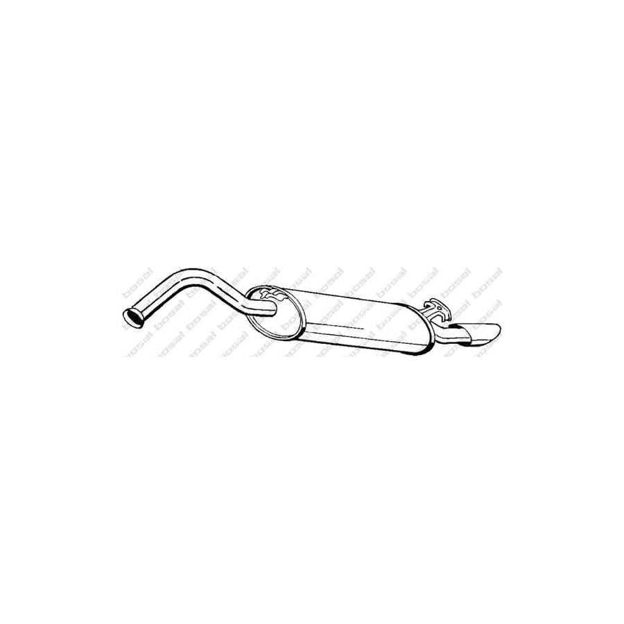 Bosal 278-893 Rear Silencer