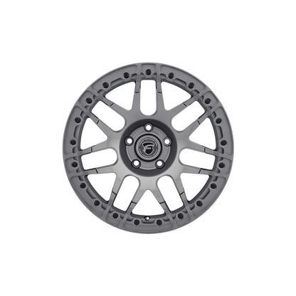 Forgestar F28370067P50 17x10 F14 Beadlock Standard 5x114.3 ET50 BS7.5 Gloss Anthracite Drag Racing Wheel