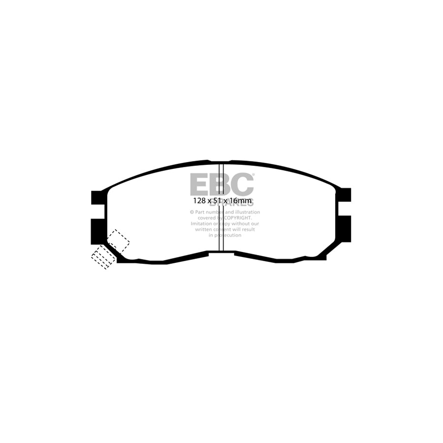 EBC PD40K1342 Mitsubishi Ultimax Pad & Plain Disc Kit - Akebono Caliper (Inc. Spacerunner & Space Wagon) 2 | ML Performance UK Car Parts